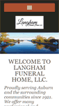 Mobile Screenshot of langhamfuneralhomellc.com